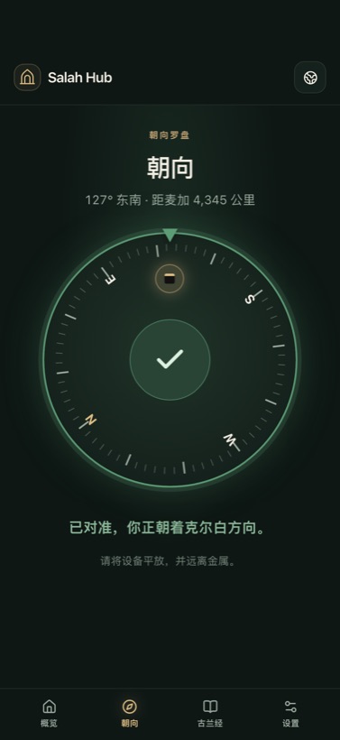 朝向罗盘